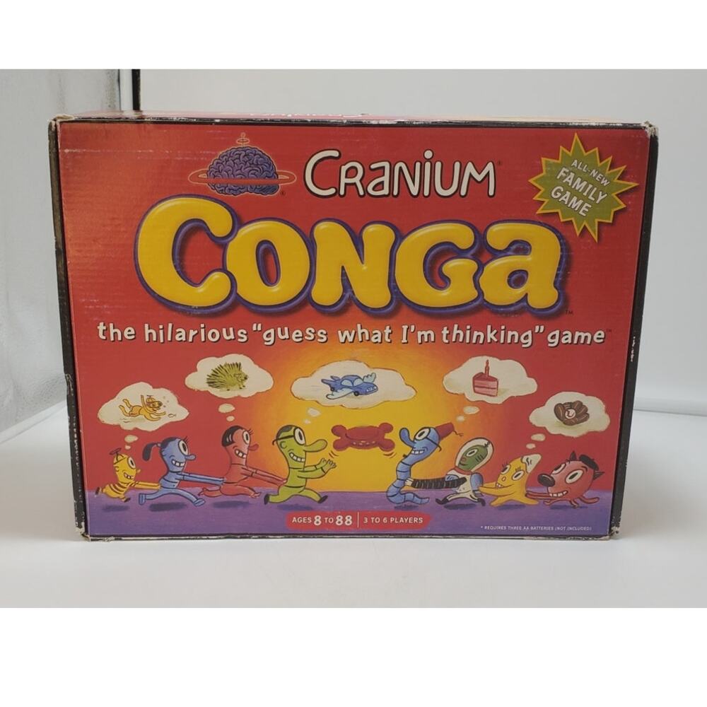 Cranium "CONGA" - The hilarious "guess what I'm thinking" game 2003 **WORKS**